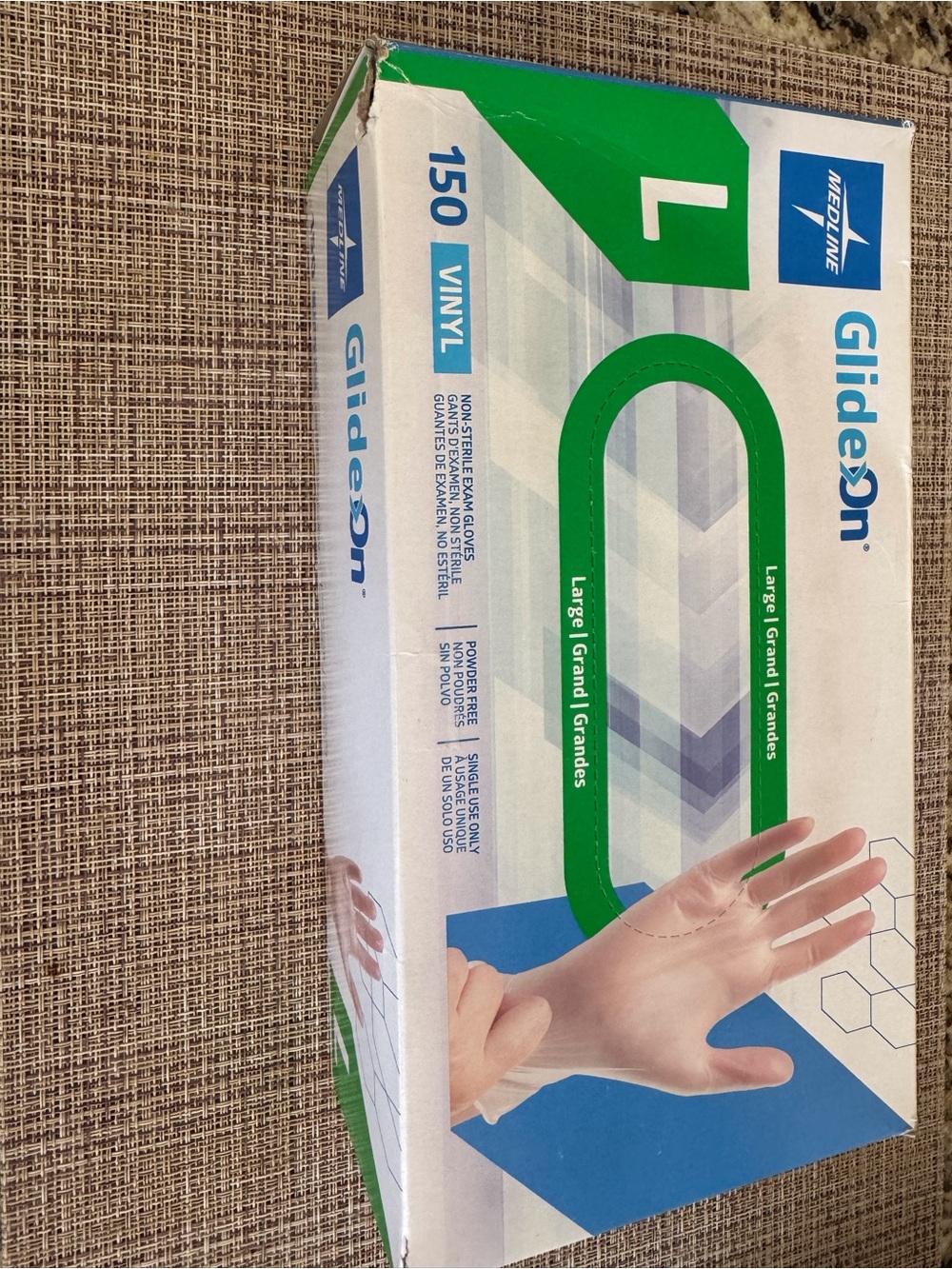 Box of 150 Size Large Nylon Gloves